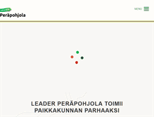 Tablet Screenshot of perapohjola.fi
